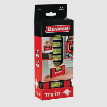 NIVELĂ MAGNETICĂ DE BUZUNAR FF GROUP, 1 BULĂ, BAZĂ MAGNETICĂ [2]