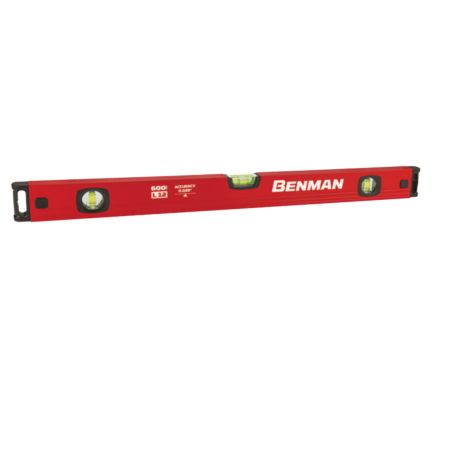 NIVELĂ PROFESIONALĂ BENMAN 70965, 120 CM, 3 BULE, PROFIL DIN ALUMINIU RANFORSAT [1]