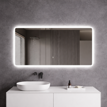 OGLINDĂ BAIE CU ILUMINARE LED 45X70 CM, TOUCH SCREEN, DEZABURIRE [5]