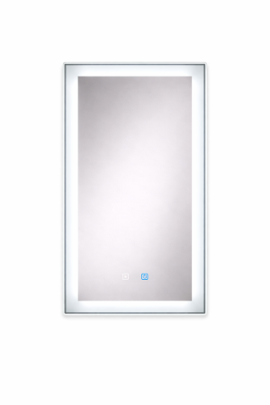 Oglindă baie cu LED - OGLINDĂ BAIE L6951 CU LED 60X80 CM, SENZOR TACTIL, DEZABURIRE ȘI LUMINĂ REGLABILĂ