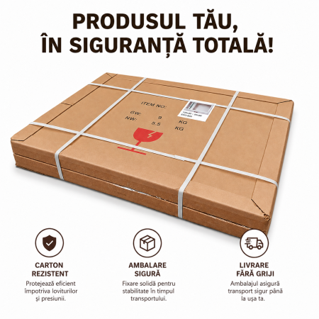 OGLINDĂ BAIE ROTUNDĂ CU LED 04, RAMĂ AURIE, 60/80 CM CU DEZABURIRE ȘI 3 CULORI DE LUMINĂ [3]