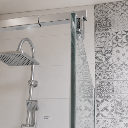PARAVAN DUS WALK-IN STICLA TRANSPARENTA 8MM 80*200CM [3]