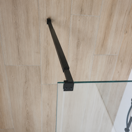 PARAVAN DUS WALK-IN STICLA CLARA 8MM 80*200CM - profile negre [4]