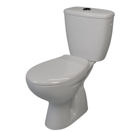 Obiecte sanitare - SET VAS WC COMPACT GLADYS, EVACUARE VERTICALĂ, REZERVOR ȘI CAPAC INCLUS