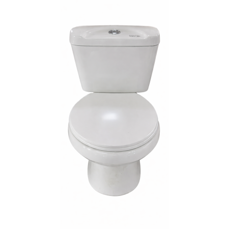 SET VAS WC COMPACT PYRAMIS DILOS, EVACUARE VERTICALĂ, CAPAC SOFT CLOSE INCLUS, ALB [3]