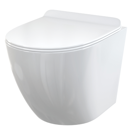 VAS WC SUSPENDAT ALCADRAIN SOLID, RIMLESS, CAPAC SLIM SOFTCLOSE [1]