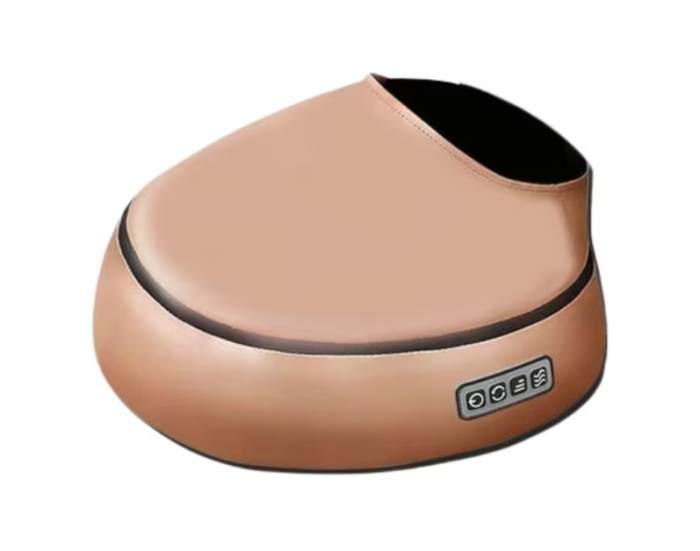 Aparat de Masaj pentru Picioare, 3 Trepte de Intensitate, Incalzire, Multifunctional, Crem [2]