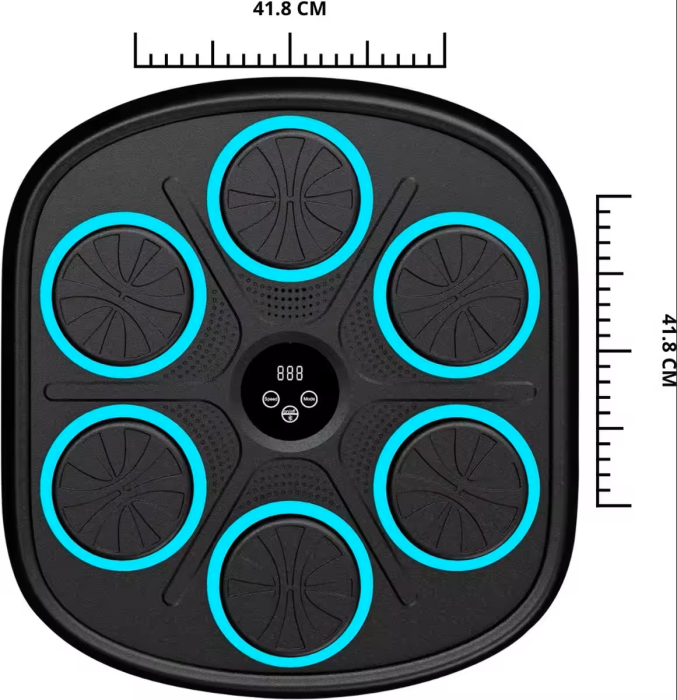 Aparat lovituri Box, conexiune Bluetooth, Difuzor, boxing machine cu montare usoara pe perete [2]