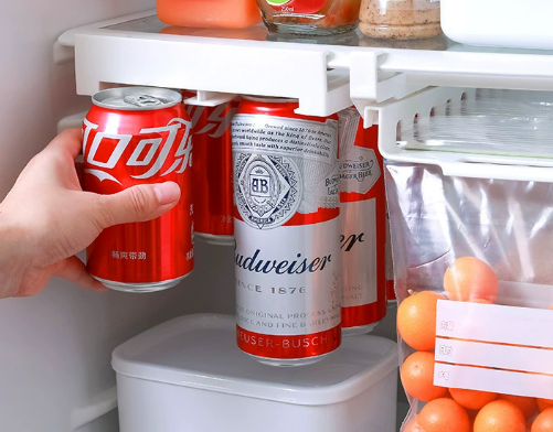 Dispenser de frigider pentru doze – raft reglabil, organizator pentru doze [2]