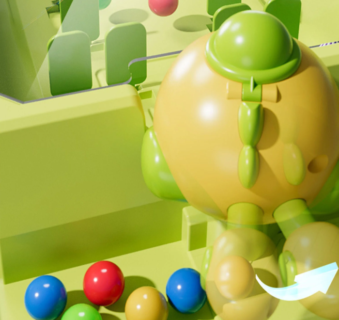 Joc Interactiv de Masa Tip Pinball – Jucarie Educativa pentru Copii si Parinti, 2 Jucatori, din plastic [2]