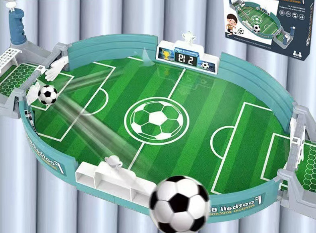 Mini fotbal de masa, foosball, 2 mingi, Potrivit pentru 2 copii/adulti, stadion [1]