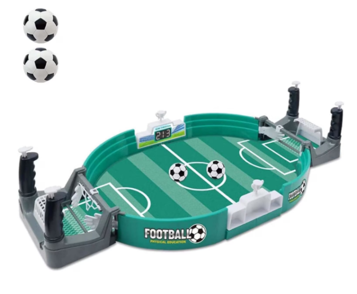 Mini fotbal de masa, foosball, 2 mingi, Potrivit pentru 2 copii/adulti, stadion [4]