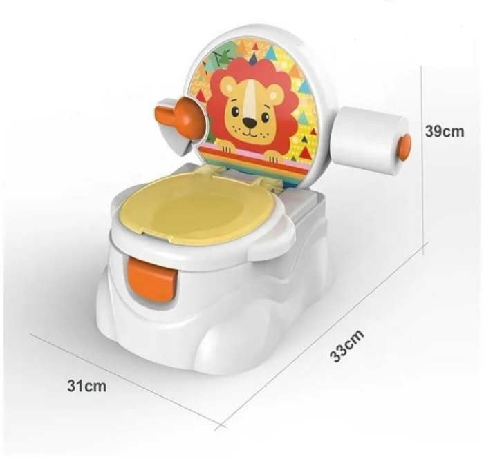 Olita muzicala cu suport de hartie, leutul fericit, culoare galben [3]