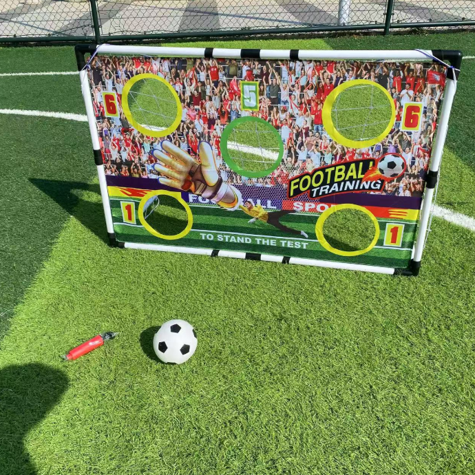 Poarta de fotbal cu covor de antrenament pentru acuratetea loviturilor, 61 x 88 cm, pentru joaca si antrenament [3]