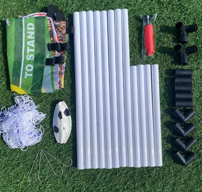 Poarta de fotbal cu covor de antrenament pentru acuratetea loviturilor, 61 x 88 cm, pentru joaca si antrenament [6]