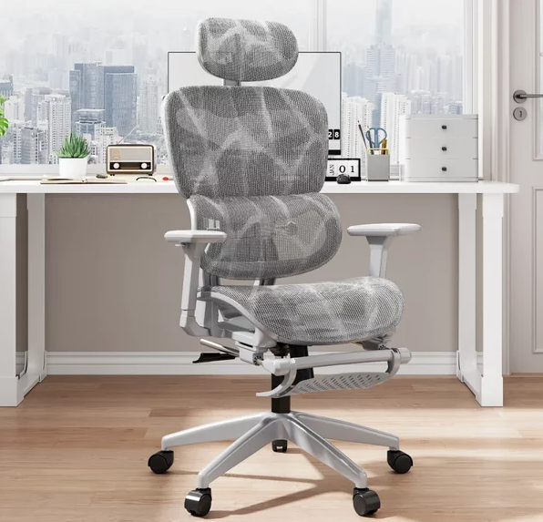 Scaun Ergonomic Office Profesional– Suport Lombar Reglabil, Headrest Ajustabil, Brațe 3D, Rotativ 360°, Birou / Computer / Home Office [4]
