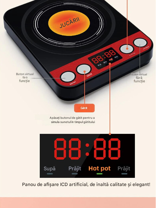 Set Bucătărie de Jucărie 94 piese – Ustensile și Alimente pentru Copii, Mini Bucătărie Interactivă, Accesorii Incluse [5]