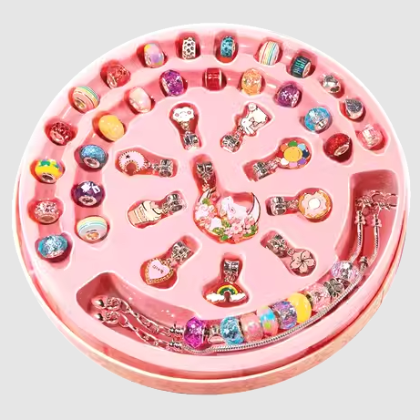 Set de bijuterii personalizabile, DIY, "Shiny Girl" – Inspira creativitatea si bucuria pentru micile artiste [3]