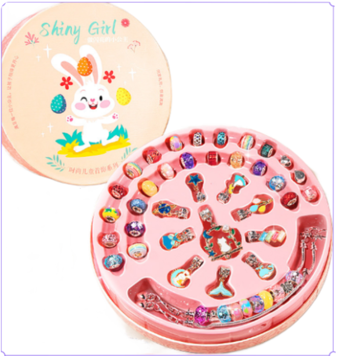 Set de bijuterii personalizabile, DIY, "Shiny Girl" – Inspira creativitatea si bucuria pentru micile artiste [2]