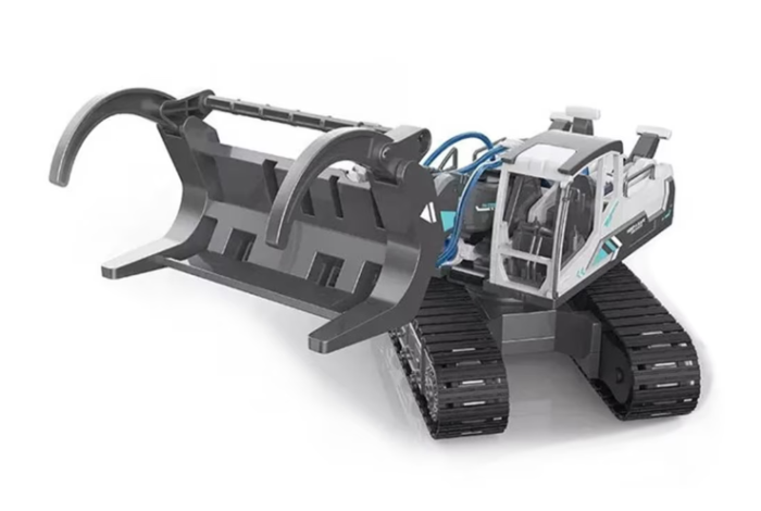 Set de Constructie - Excavator Modular 6-in-1 - cu senile - format din 223 piese de asamblat vehicule [4]