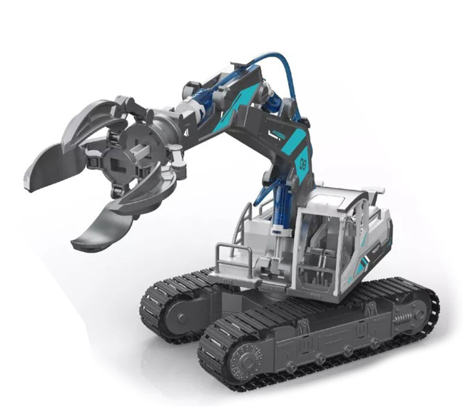 Set de Constructie - Excavator Modular 6-in-1 - cu senile - format din 223 piese de asamblat vehicule [2]