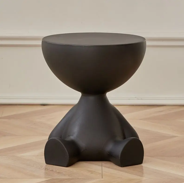 Taburet / Masuta / Statueta pentru marginea canapelei – masuta moderna, ornament decorativ pentru casa 41x37 - ursulet negru [4]