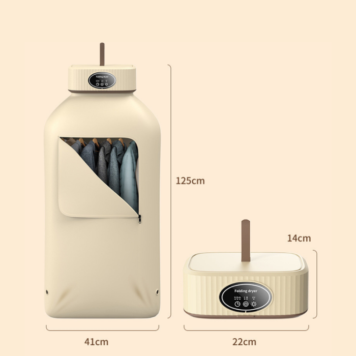 Uscator electric portabil pentru haine, mini-uscator compact cu telecomanda, sterilizare UV si prin caldura, zgomot redus, [2]