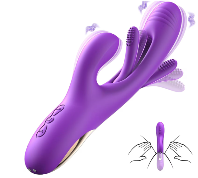Vibrator  - 7 Moduri Vibratie, Silicon Premium, Waterproof [4]