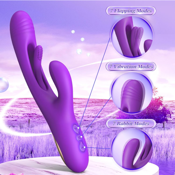 Vibrator  - 7 Moduri Vibratie, Silicon Premium, Waterproof [2]