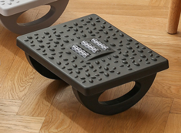 Suport pentru picioare de birou – Relaxare & Masaj, ajustabil, negru, 34x25 cm [1]