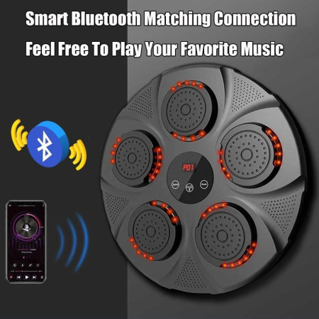 Aparat lovituri Box, conexiune Bluetooth, Difuzor, boxing machine cu montare usoara pe perete [4]