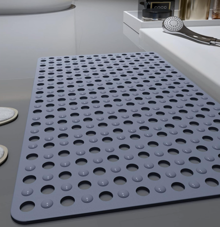 Produse - Covor de baie antiderapant, pentru cada/dus, ventuze fixare, 69 x 36cm