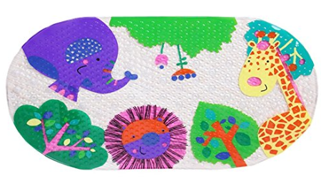 Covoras de cada pentru copii cu suprafata antialunecare – Multicolor, 69x39 cm, PVC Rezistent, model Girafa [2]