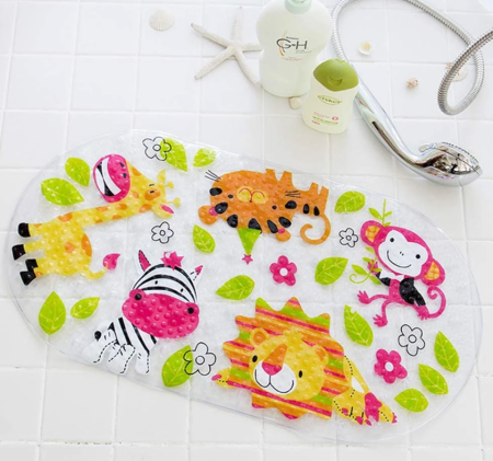 Produse - Covoras de cada pentru copii cu suprafata antialunecare – Multicolor, 69x39 cm, PVC Rezistent, model Leut