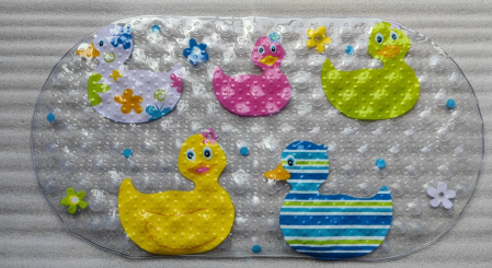 Covoras de cada pentru copii cu suprafata antialunecare – Multicolor, 69x39 cm, PVC Rezistent, model Rate [1]