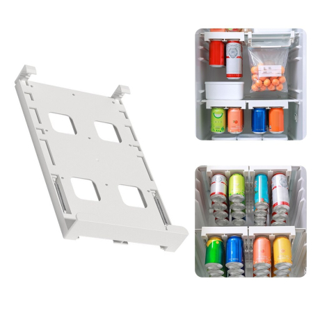 Produse - Dispenser de frigider pentru doze – raft reglabil, organizator pentru doze