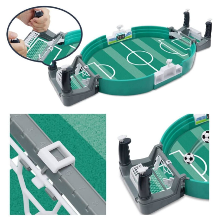 Mini fotbal de masa, foosball, 2 mingi, Potrivit pentru 2 copii/adulti, stadion [2]