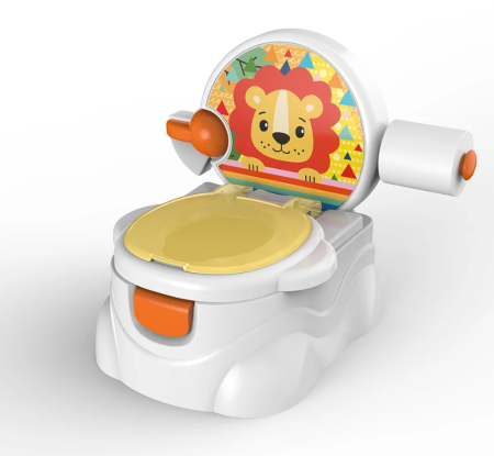 Mobilier copil - Olita muzicala cu suport de hartie, leutul fericit, culoare galben