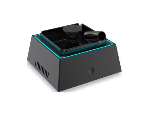 Auxiliare - Scrumiera electrica cu aspiratie, purifica aerul, odorizant pentru eliminarea mirosului, capacitate 4 tigarete, Neagra