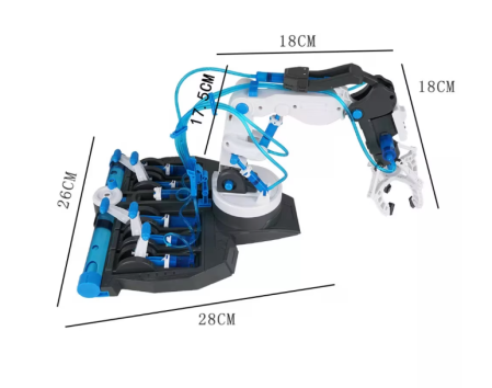 Set constructie mana robotica, brat hidraulic 220 piese, 7 ani+ [2]