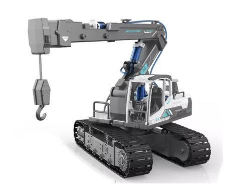 Set de Constructie - Excavator Modular 6-in-1 - cu senile - format din 223 piese de asamblat vehicule [2]