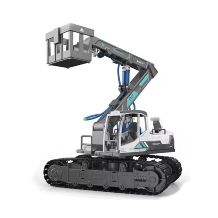 Jucarii - Set de Constructie - Excavator Modular 6-in-1 - cu senile - format din 223 piese de asamblat vehicule