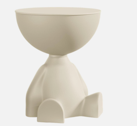 Taburet / Masuta / Statueta pentru marginea canapelei – masuta moderna, ornament decorativ pentru casa 41x37 - ursulet crem [4]