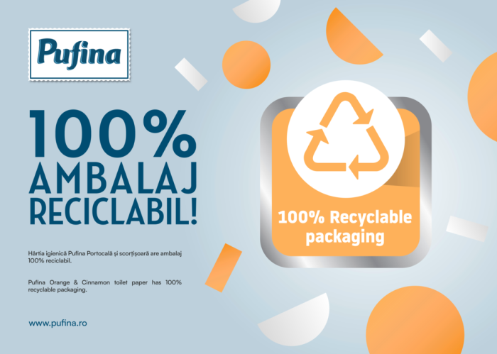 Hartie Igienica Pufina Orange Cinnamon 4 Straturi 8 Role [4]