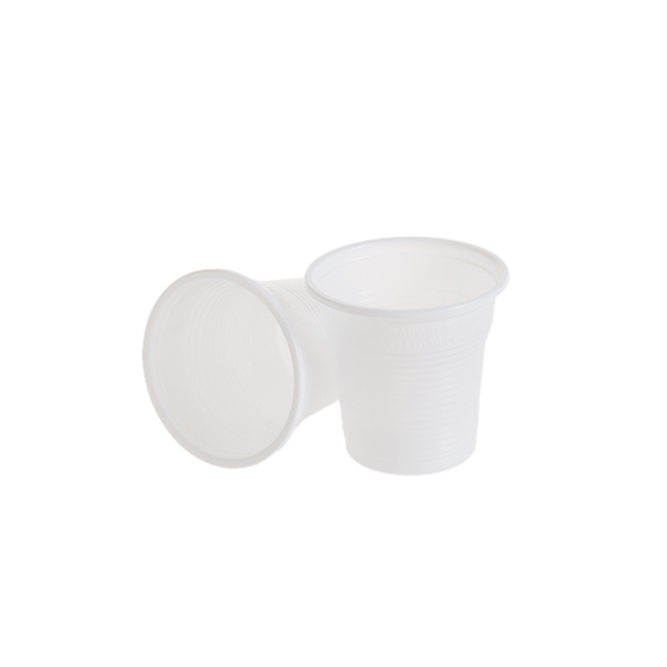 Pahare 80 cc PP Safir, albe [2]