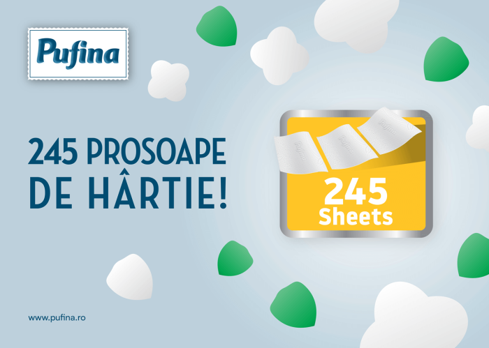 Prosop Bucatarie Pufina Home Care 2 Straturi 50m Monorola [4]