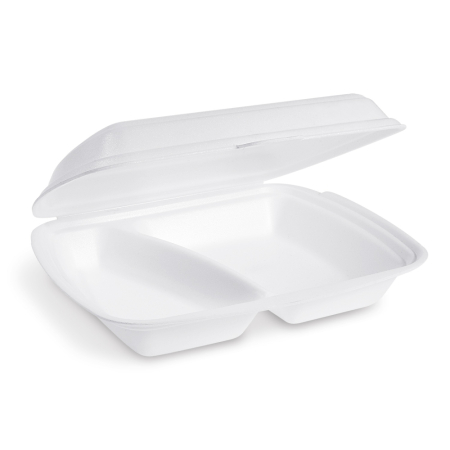 Caserole - AMBALAJ XPS P 2865/MB2 S – Caserolă Spumă 2 Compartimente