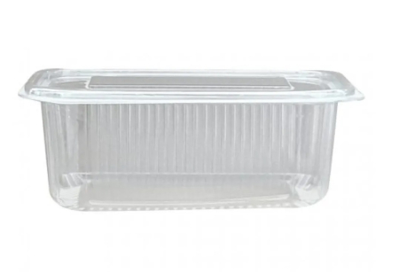 TOATE PRODUSELE - Caserolă cu capac 1500 ml set 100 buc – PET transparent, pentru catering și livrări