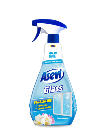 Detergenti - Detergent geamuri Asevi Glass 750 ml