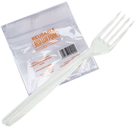 Tacamuri - Furculite Transparente 50 buc / set